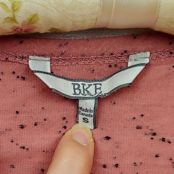 BKE | Speckled Aztec Long Sleeve Top | S - Picture 3 of 5